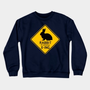 Rabbit of Caerbannog Crossing Crewneck Sweatshirt